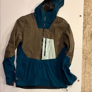 Mountain Hardwear Teal and Brown Jacket